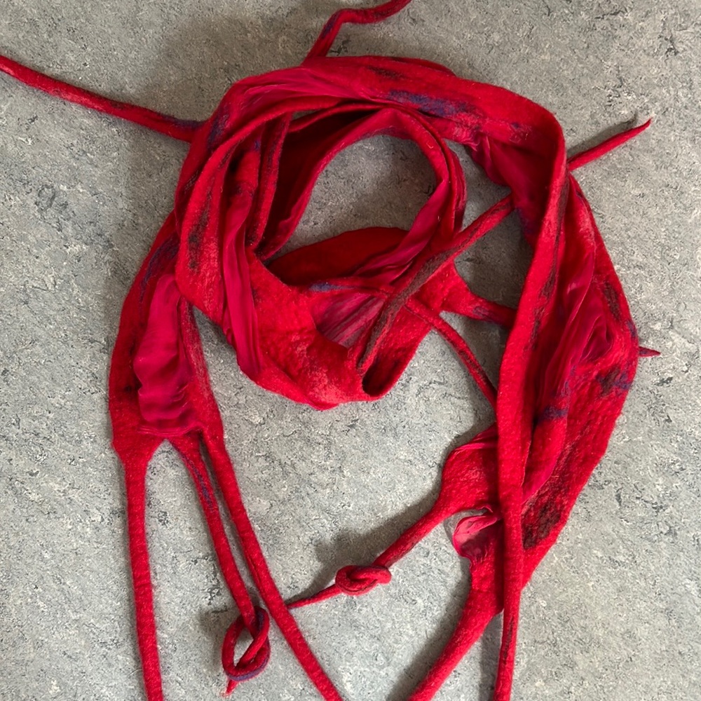 Gorgeous Hand-Felted Scarf (made by local artist)